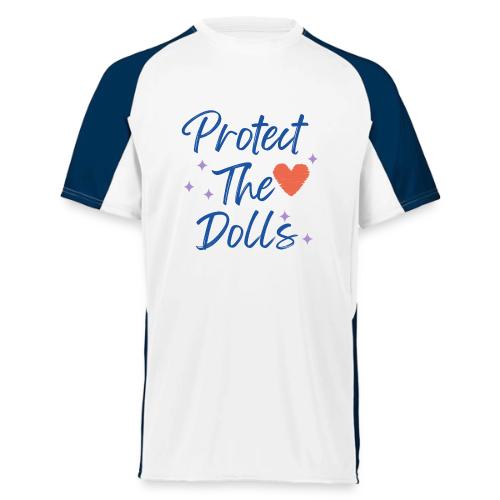 Protect The Dolls | Heart & Stars Typography - Augusta Sportswear Adult Cutter Jersey