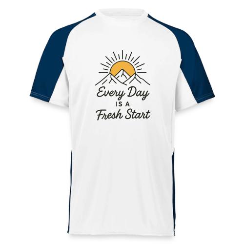 Inspirational Mountain Sunrise Motif - Augusta Sportswear Adult Cutter Jersey
