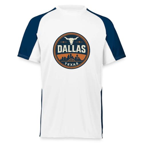 Vintage Dallas Texas Western Skyline Retro Cowboy - Augusta Sportswear Adult Cutter Jersey