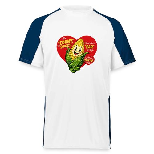 Corny Valentine T-Shirt - Augusta Sportswear Adult Cutter Jersey