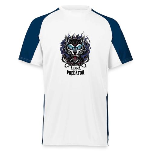 Alpha Predator Wolf Fierce Neon Eyes - Augusta Sportswear Adult Cutter Jersey
