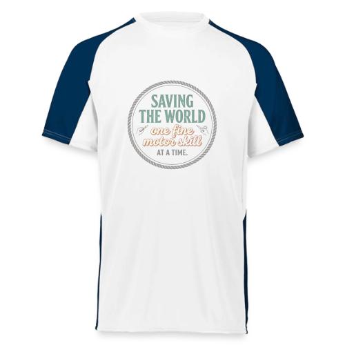 Saving the World: Fine Motor Skills Hero - Augusta Sportswear Adult Cutter Jersey