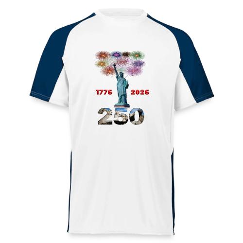 1776 - 2026 | 250 Years USA | Fireworks - Augusta Sportswear Adult Cutter Jersey