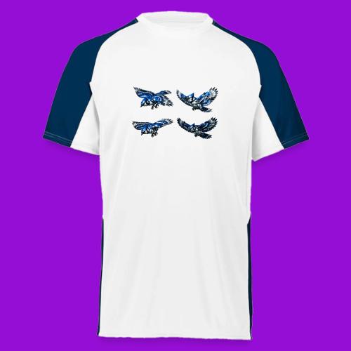 Silver Blue Jay Flight Stages - Augusta Sportswear Adult Cutter Jersey