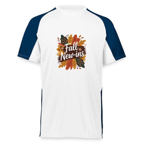 Fall New-Ins Autumn Leaves Acorn Seasonal Outfit - Augusta Sportswear Adult Cutter Jersey