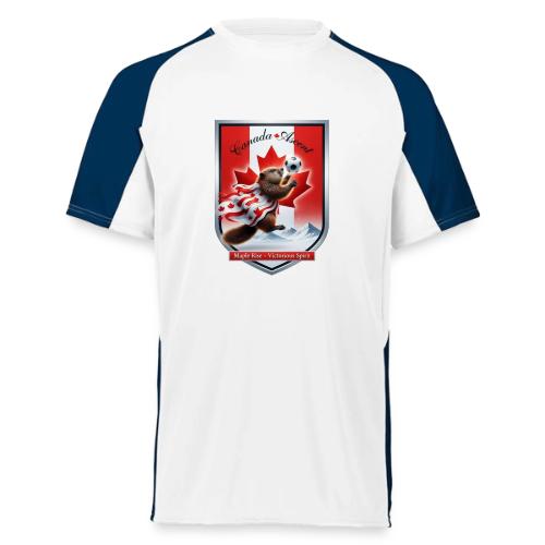 Canada Beaver Ascent T-Shirt, Canadian Pride Gift - Augusta Sportswear Adult Cutter Jersey
