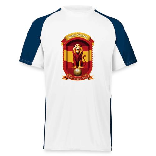 Spain Lion Victory T-Shirt, Flag Pride Crest Gift - Augusta Sportswear Adult Cutter Jersey