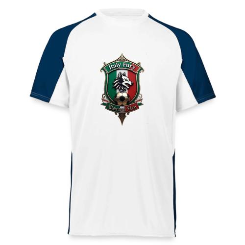 Italy heritage Wolf Fury Tee, Pride Badge Gift - Augusta Sportswear Adult Cutter Jersey