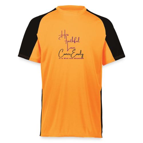 His faithful love comes easily - Augusta Sportswear Adult Cutter Jersey