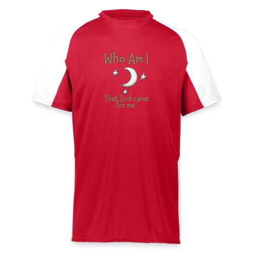 Who Am I that God cares for me - Augusta Sportswear Adult Cutter Jersey