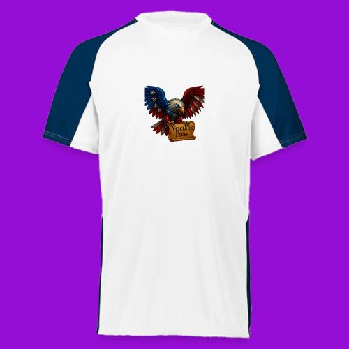 Veterans Press Bald Eagle - Augusta Sportswear Adult Cutter Jersey