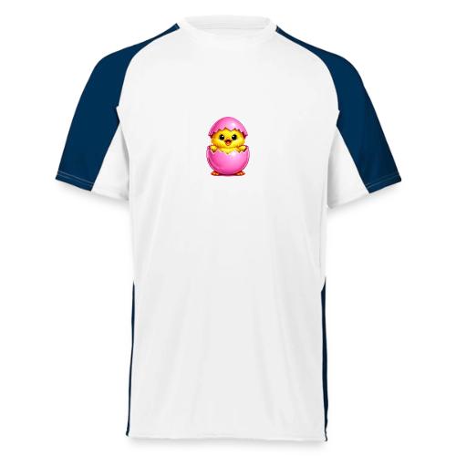 Easter Chick Pink - Augusta Sportswear Adult Cutter Jersey