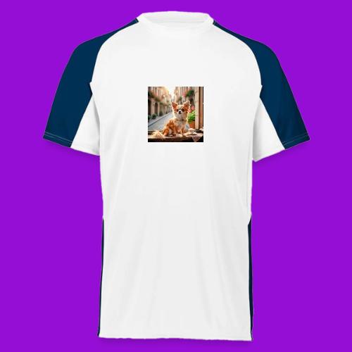 Morning coffee Chihuahua - Augusta Sportswear Adult Cutter Jersey