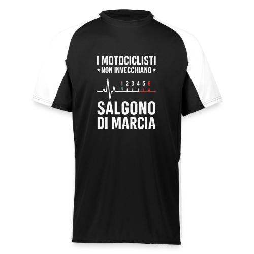 Motorcyclists Never Age Heartbeat Design - Augusta Sportswear Adult Cutter Jersey