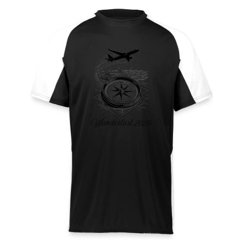 Wanderlust 2026 T-Shirt | Minimalist Travel Plane - Augusta Sportswear Adult Cutter Jersey