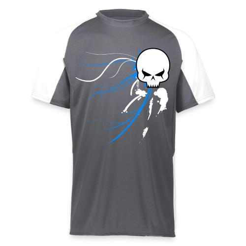 cyber skull bluw - Augusta Sportswear Adult Cutter Jersey