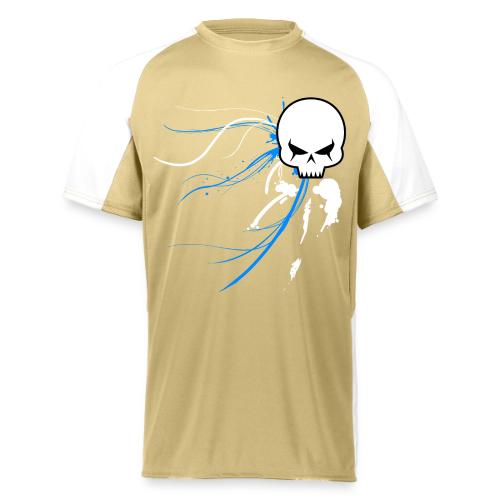 cyber skull bluw - Augusta Sportswear Adult Cutter Jersey