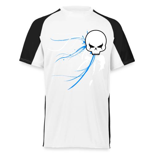 cyber skull bluw - Augusta Sportswear Adult Cutter Jersey