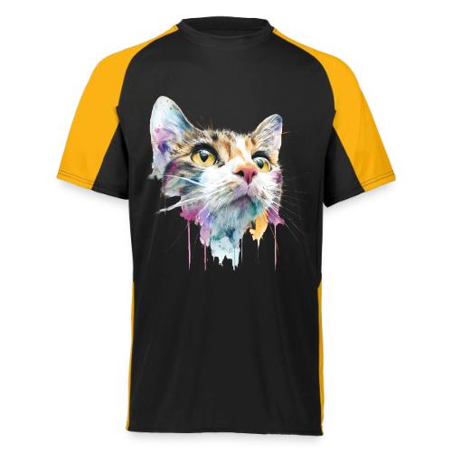 Chromatic Cat Splash - Augusta Sportswear Adult Cutter Jersey