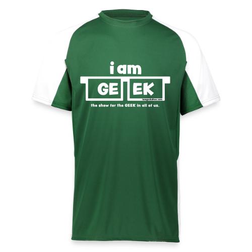 iamGEEK classic White - Augusta Sportswear Adult Cutter Jersey