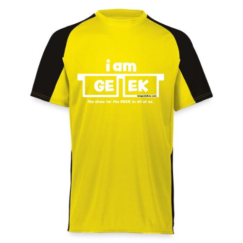 iamGEEK classic White - Augusta Sportswear Adult Cutter Jersey