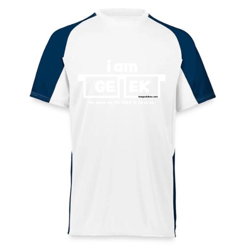 iamGEEK classic White - Augusta Sportswear Adult Cutter Jersey
