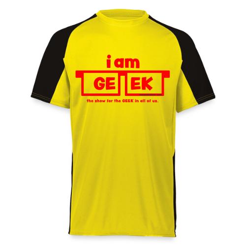 iamGEEK RED - Augusta Sportswear Adult Cutter Jersey