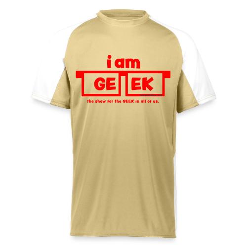 iamGEEK RED - Augusta Sportswear Adult Cutter Jersey
