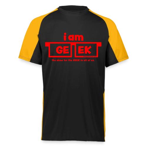 iamGEEK RED - Augusta Sportswear Adult Cutter Jersey