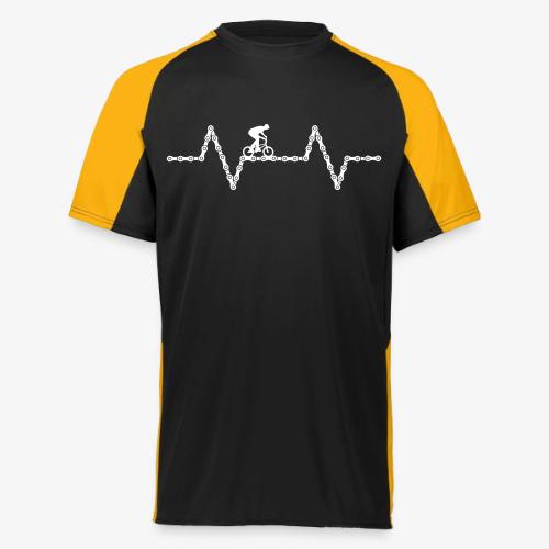 bmx bike heartbeat - Augusta Sportswear Adult Cutter Jersey
