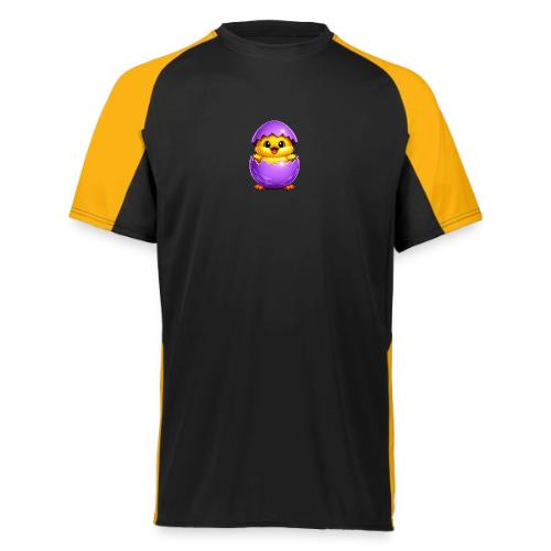 Easter Chick Purple - Augusta Sportswear Adult Cutter Jersey