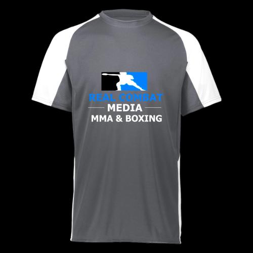 RCM MMA & BOXING Light Blue White Text - Augusta Sportswear Adult Cutter Jersey