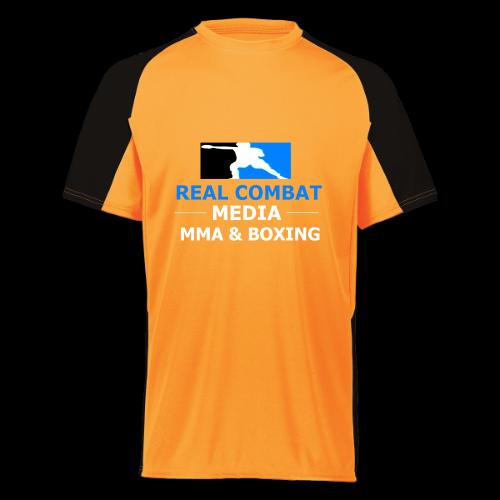 RCM MMA & BOXING Light Blue White Text - Augusta Sportswear Adult Cutter Jersey