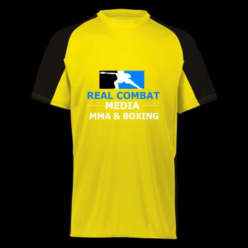 RCM MMA & BOXING Light Blue White Text - Augusta Sportswear Adult Cutter Jersey
