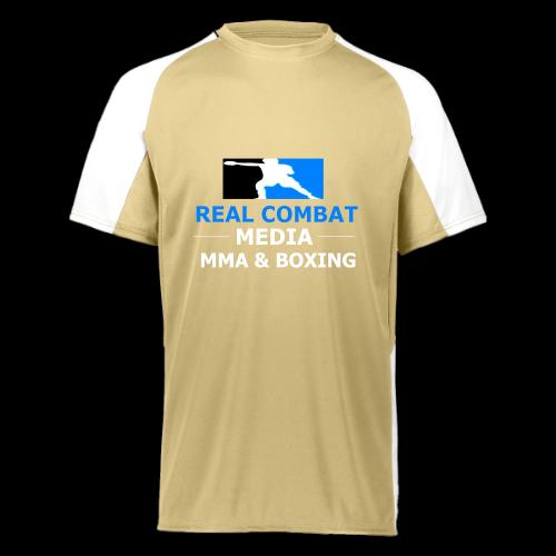 RCM MMA & BOXING Light Blue White Text - Augusta Sportswear Adult Cutter Jersey