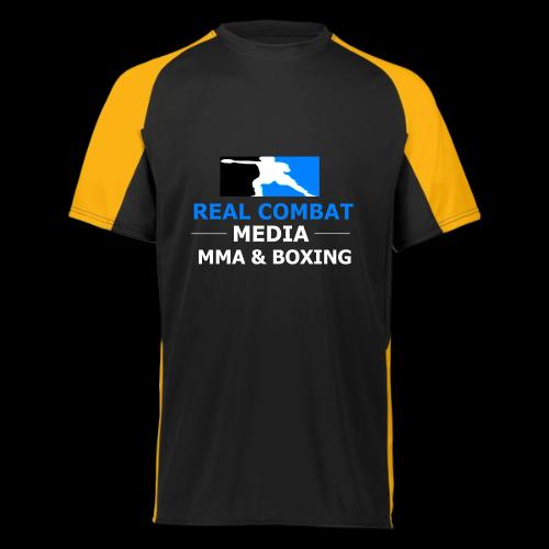 RCM MMA & BOXING Light Blue White Text - Augusta Sportswear Adult Cutter Jersey