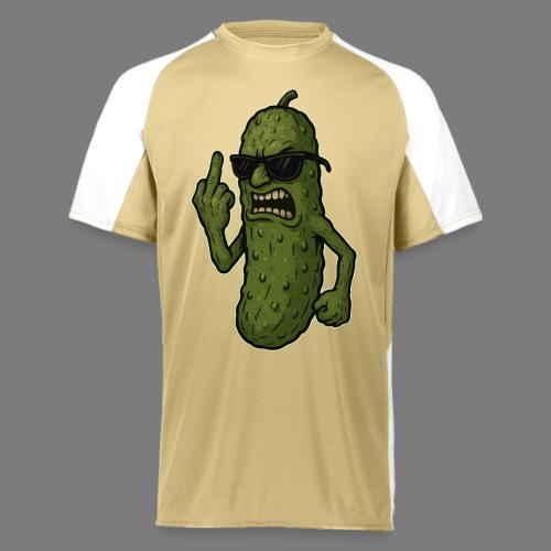 Angry Pickle Flipping the Bird - Augusta Sportswear Adult Cutter Jersey