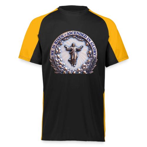 He Is Risen Ascended In Glory T Shirt, Gift - Augusta Sportswear Adult Cutter Jersey