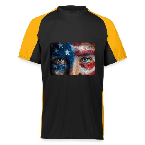 USA: Stars in Her Eyes - Augusta Sportswear Adult Cutter Jersey