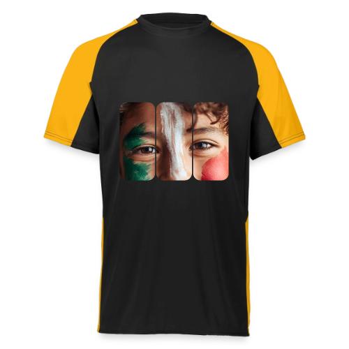 Mexico: Three Stripes of Pride - Augusta Sportswear Adult Cutter Jersey