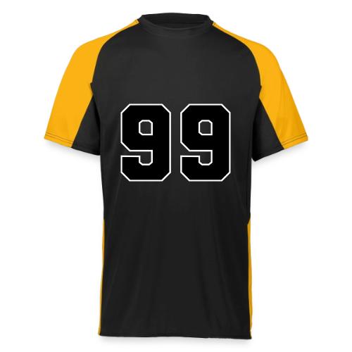 Varsity Number 99 Athletic Font - Augusta Sportswear Adult Cutter Jersey