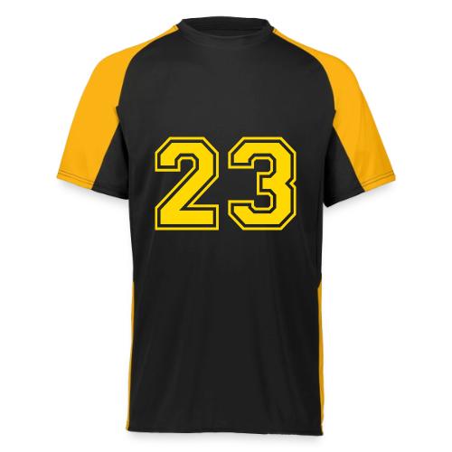 Number 23 in a classic athletic collegiate font - Augusta Sportswear Adult Cutter Jersey