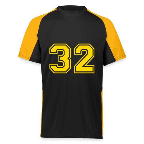 Number 32 in a classic athletic collegiate font - Augusta Sportswear Adult Cutter Jersey
