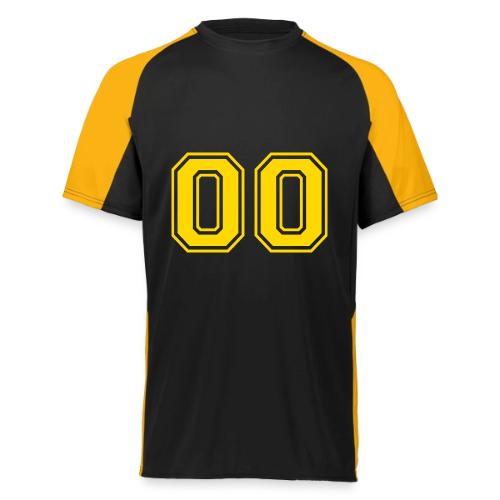 Number 00 in a classic athletic collegiate font - Augusta Sportswear Adult Cutter Jersey