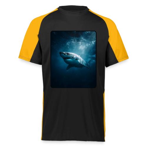 Great White Shark Ocean Design - Augusta Sportswear Adult Cutter Jersey
