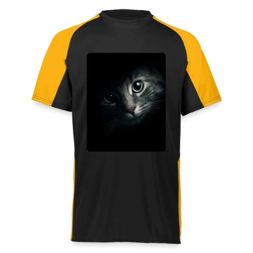 Cat Face in Shadow Close-Up Design - Augusta Sportswear Adult Cutter Jersey