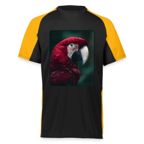 Red Green Macaw Bird Portrait Design - Augusta Sportswear Adult Cutter Jersey