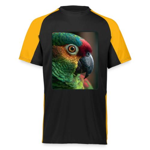 Colorful Parrot Close-Up Design - Augusta Sportswear Adult Cutter Jersey