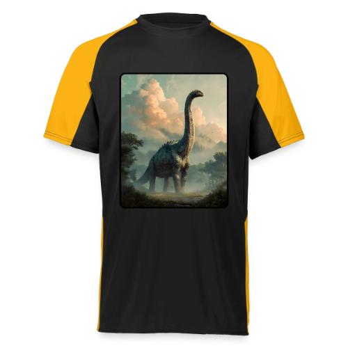 Brachiosaurus Prehistoric Scene Design - Augusta Sportswear Adult Cutter Jersey