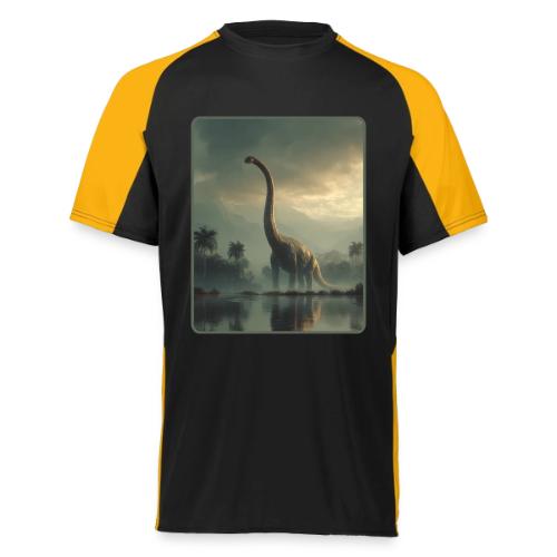Brachiosaurus Misty Lake Design - Augusta Sportswear Adult Cutter Jersey